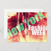 Catwalk - Mode Week in New York City Briefkaart (Voorkant / Achterkant)
