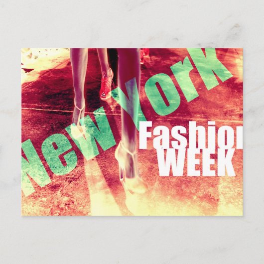Catwalk - Mode Week in New York City Briefkaart (Voorkant)