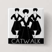 Catwalk Vierkante Button 5,1 Cm (Voorkant)