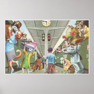 CATWALKS: Alle Kunst aan boord van Poster - Semigl