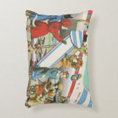 CATWALKS: Cats' Bon Voyage - Accent Cushion Kussen (Voorkant(Verticaal))