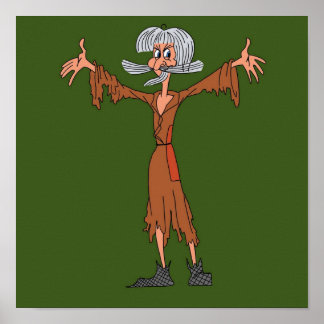 Catweazle Cartoon Poster