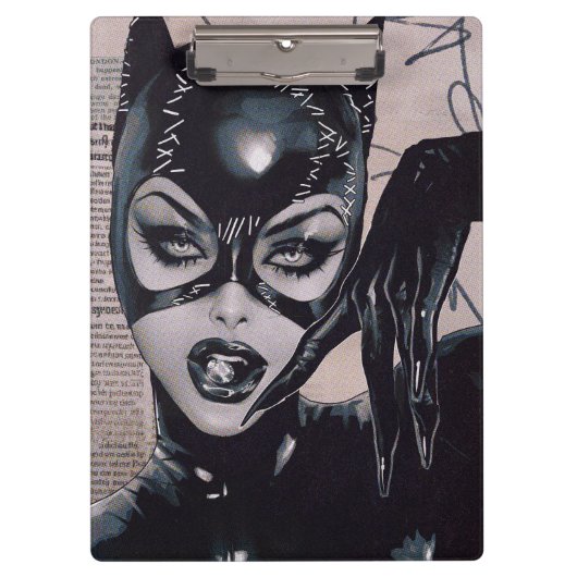 Catwoman #50 Sozomaika Cover Illustration Klembord (Voorkant)