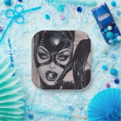 Catwoman #50 Sozomaika Cover Illustration Papieren Bordje (Feest)