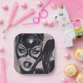 Catwoman #50 Sozomaika Cover Illustration Papieren Bordje (Feest)