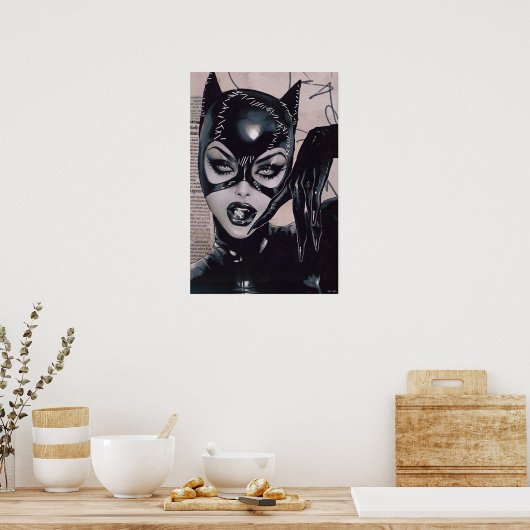 Catwoman #50 Sozomaika Cover Illustration Poster (Keuken)