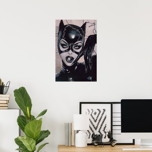Catwoman #50 Sozomaika Cover Illustration Poster (Thuiskantoor)