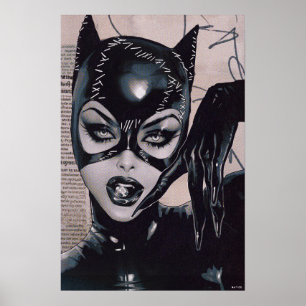 Catwoman #50 Sozomaika Illustratie op de Cover Poster