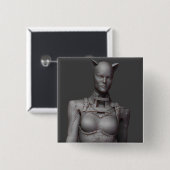 Catwoman Alternate Vierkante Button 5,1 Cm (Voorkant /achterkant)