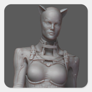 Catwoman Alternate Vierkante Sticker