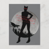 Catwoman Convicted Grey Briefkaart (Voorkant)