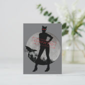 Catwoman Convicted Grey Briefkaart (Staand voorkant)