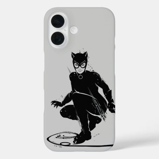 Catwoman Ink Brush Pose Case-Mate iPhone Case (Achterkant)