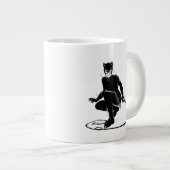 Catwoman Ink Brush Pose Grote Koffiekop (Voorkant rechts)