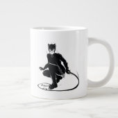Catwoman Ink Brush Pose Grote Koffiekop (Rechts)