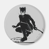 Catwoman Ink Brush Pose Magneet (Voorkant)
