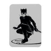 Catwoman Ink Brush Pose Magneet (Verticaal)