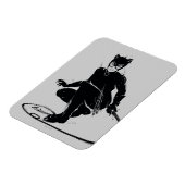 Catwoman Ink Brush Pose Magneet (Linkerzijde)