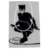 Catwoman Ink Brush Pose Medium Cadeauzakje (Voorkant)