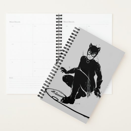 Catwoman Ink Brush Pose Planner (Display)