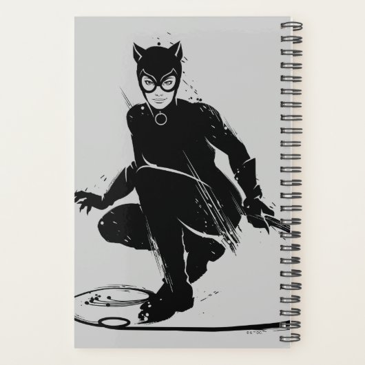Catwoman Ink Brush Pose Planner (Achterkant)