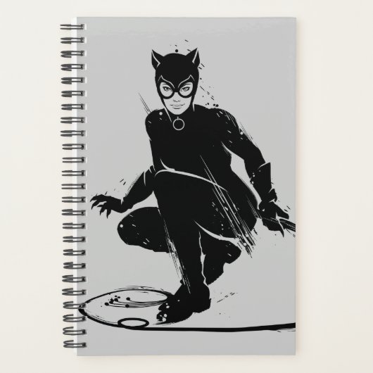 Catwoman Ink Brush Pose Planner (Voorkant)