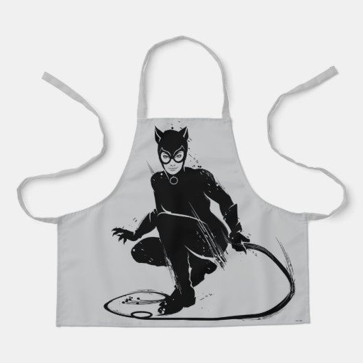 Catwoman Ink Brush Pose Schort (Voorkant)