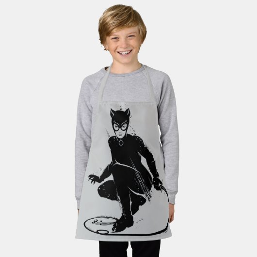 Catwoman Ink Brush Pose Schort (Gedragen)