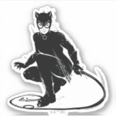 Catwoman Ink Brush Pose Sticker (Voorkant)