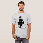 Catwoman Ink Brush Pose T-shirt (Voorkant volledig)