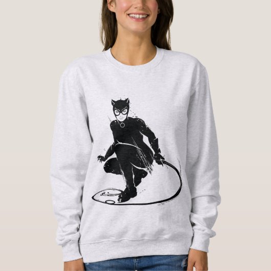 Catwoman Ink Brush Pose Trui (Voorkant)