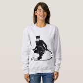 Catwoman Ink Brush Pose Trui (Voorkant volledig)