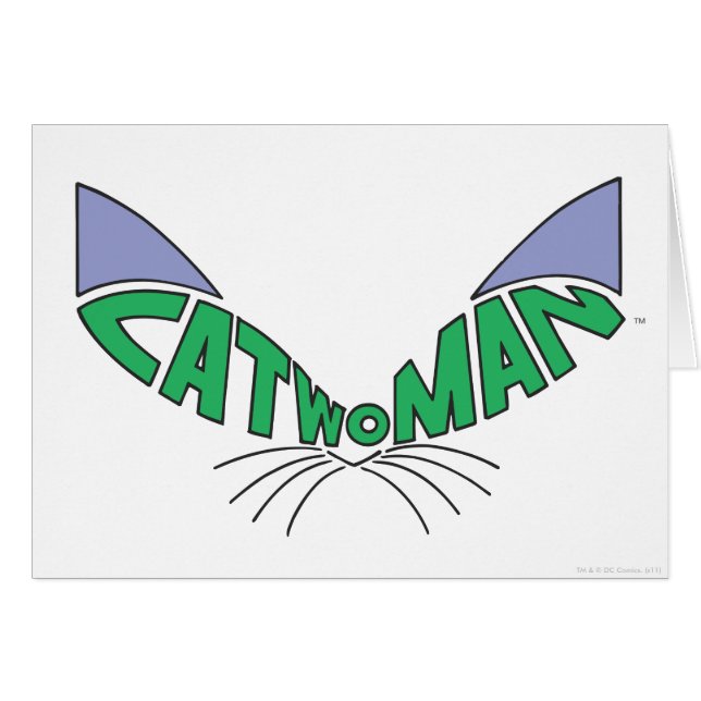 Catwoman Logo Green (Voorkant Horizontaal)