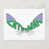 Catwoman Logo Green Briefkaart (Voorkant)