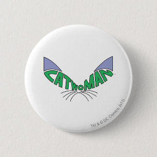 Catwoman Logo Green Ronde Button 5,7 Cm