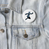 Catwoman met wetten ronde button 5,7 cm (In situ)