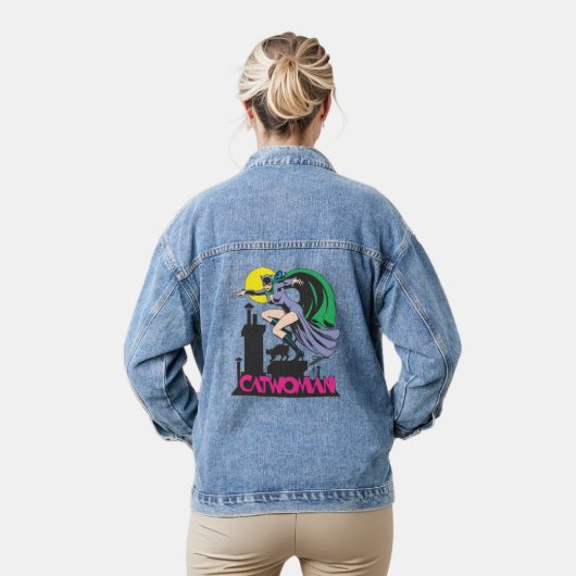 Catwoman & Roze Naam Denim Jacket (Model)