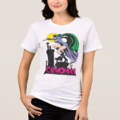 Catwoman & Roze Naam Tri-Blend Shirt (Voorkant)