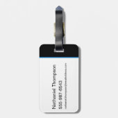 Catwoman Selina Kyle Motorcycle Bagagelabel (Achterkant verticaal)