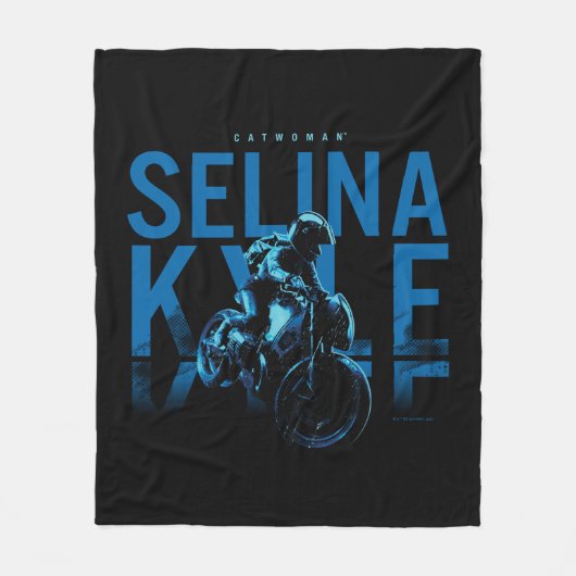 Catwoman Selina Kyle Motorcycle Fleece Deken (Voorkant)