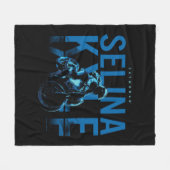 Catwoman Selina Kyle Motorcycle Fleece Deken (Voorkant (Horizontaal))