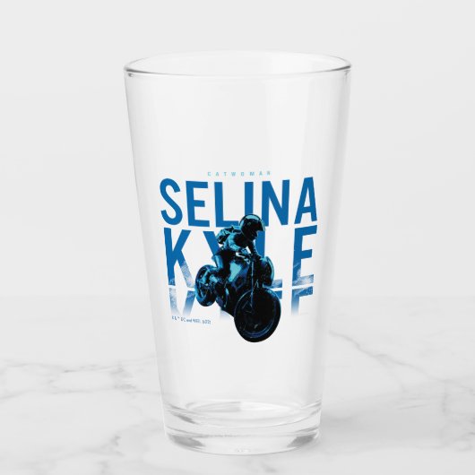Catwoman Selina Kyle Motorcycle Glas (Voorkant)