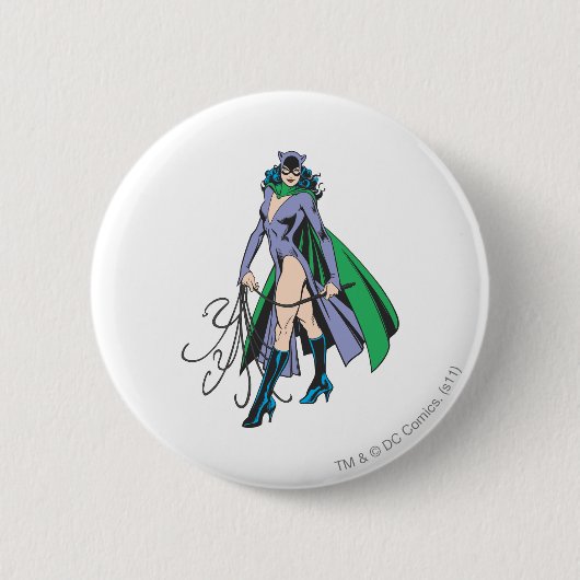 Catwoman Stands Ronde Button 5,7 Cm (Voorkant)