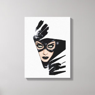 Catwoman The Claws Are Out Cover Illustratie Canvas Afdruk