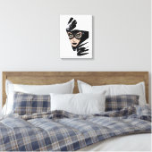Catwoman The Claws Are Out Cover Illustration Canvas Afdruk (Insitu (Slaapkamer))