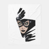 Catwoman The Claws Are Out Cover Illustration Fleece Deken (Voorkant)