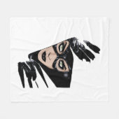 Catwoman The Claws Are Out Cover Illustration Fleece Deken (Voorkant (Horizontaal))