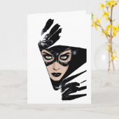 Catwoman The Claws Are Out Cover Illustration Kaart (Gele Bloem)