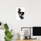 Catwoman The Claws Are Out Cover Illustration Poster (Thuiskantoor)