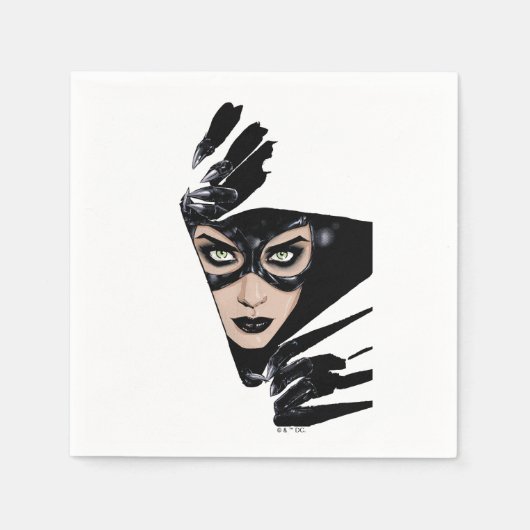 Catwoman The Claws Are Out Cover Illustration Servet (Voorkant)